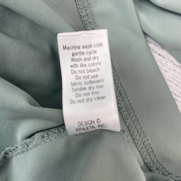 ATHLETA Green Hoodie Top Shirt Pullover Long Sleeve Size M - Picture 10 of 10